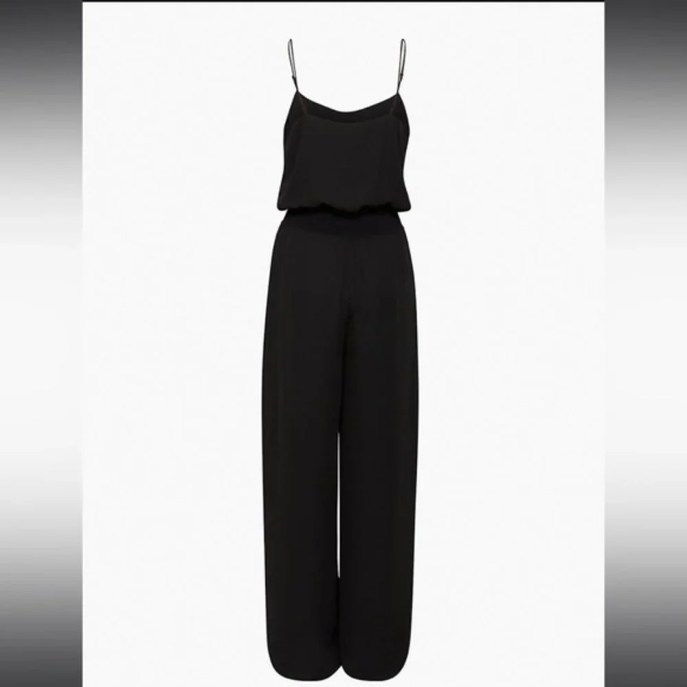 ❗️SOLD❗️Aritzia Sunday Best Black Strappy Scala Jumpsuit Size XS - Picture 1 of 10